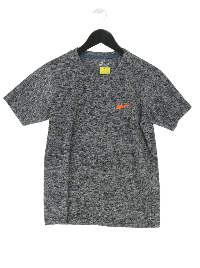 Nike Women's T-Shirt UK 8 Grey 100% Other