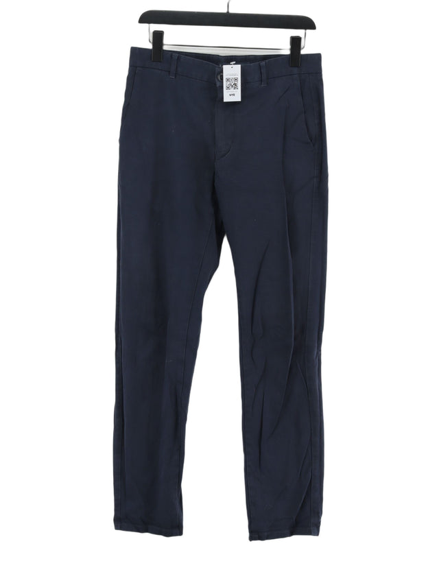 Everlane Men's Suit Trousers W 31 in; L 32 in Blue Cotton with Elastane