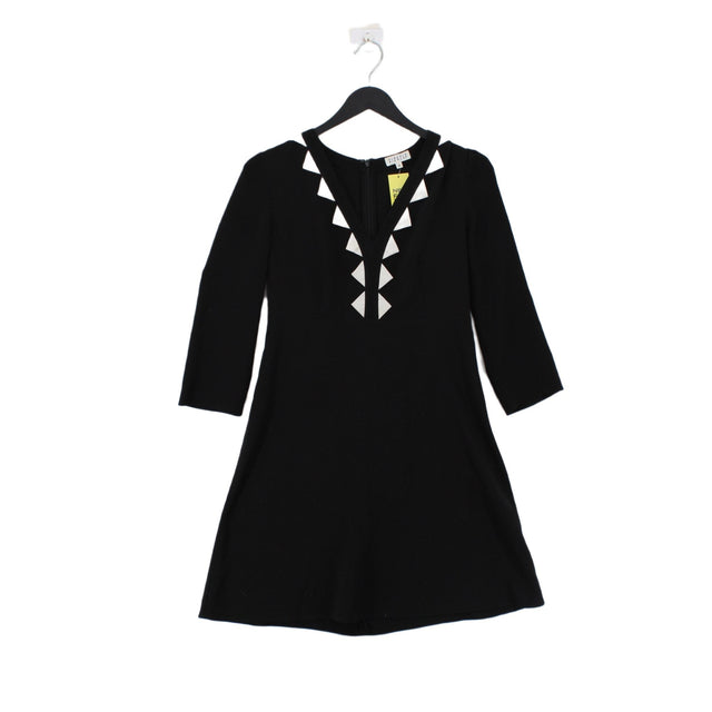 Claudie Pierlot Women's Midi Dress UK 8 Black 100% Polyester