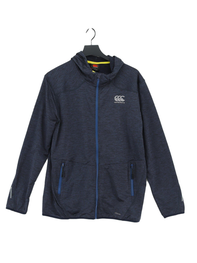Canterbury Men's Hoodie L Blue Polyester with Elastane