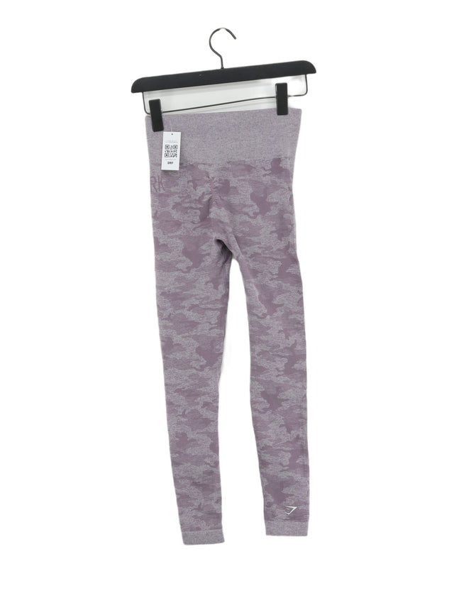 Gymshark Women's Leggings W 24 in Purple 100% Other