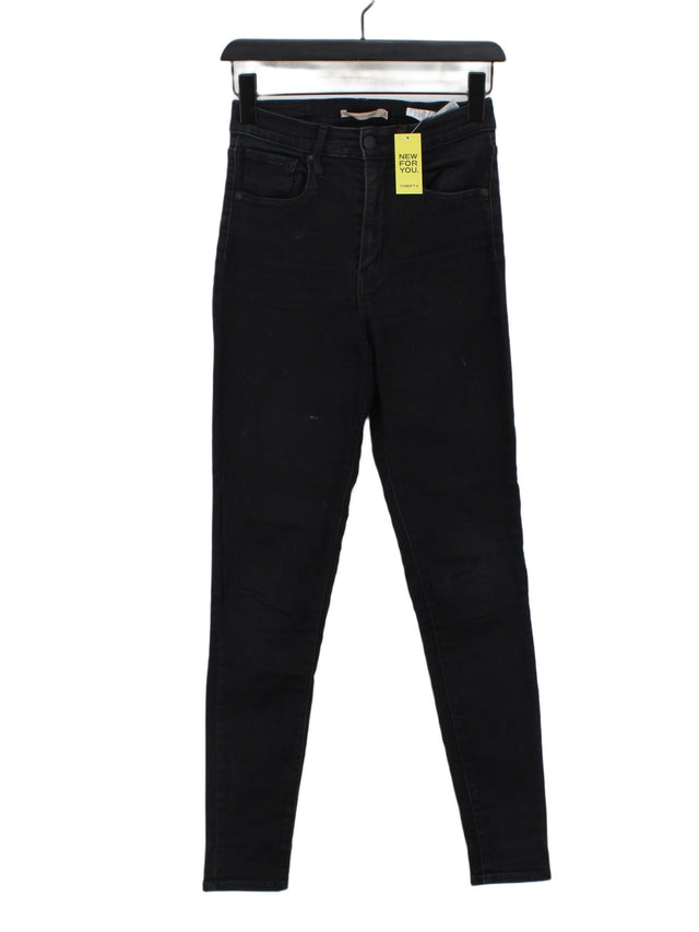 Levi’s Women's Jeans W 27 in Black Cotton with Elastane, Polyester