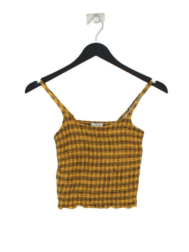 Hollister Women's Top S Yellow 100% Other