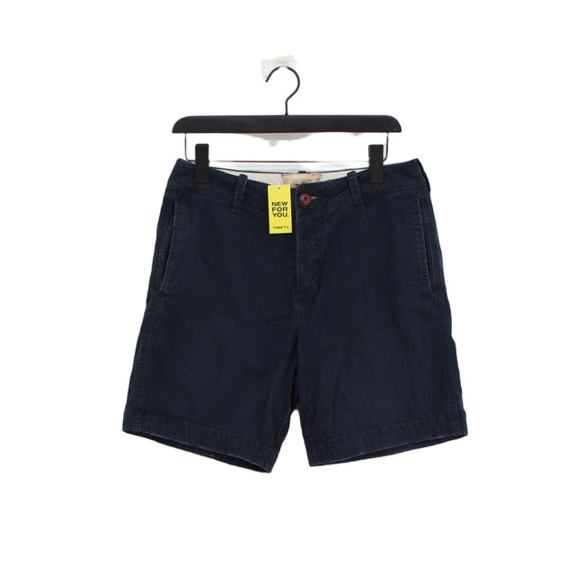 Hollister Men's Shorts W 30 in Blue 100% Cotton