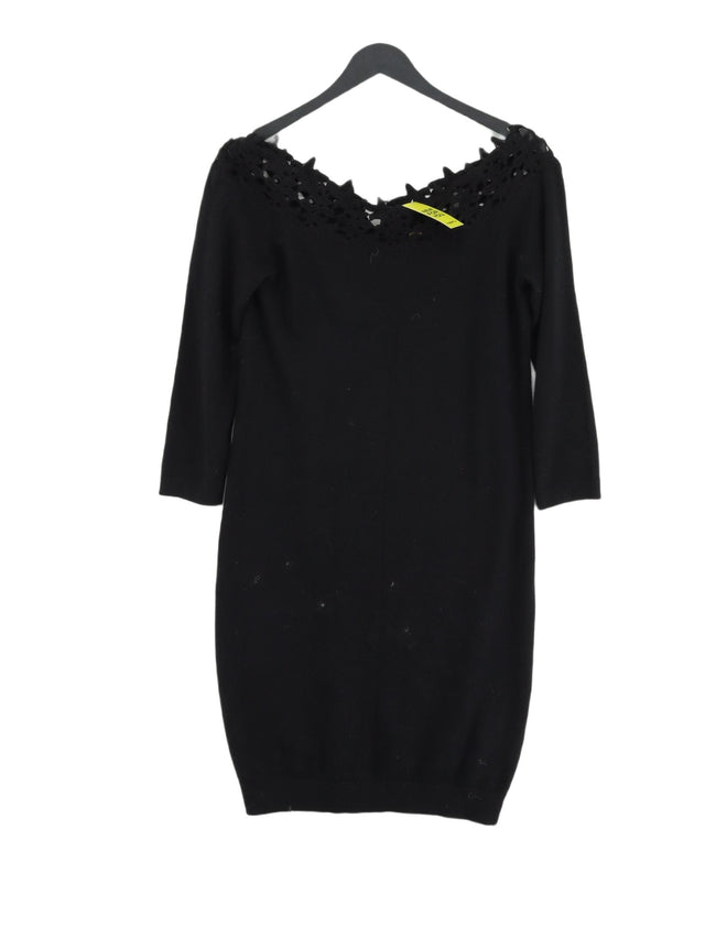 Clements Ribeiro Women's Midi Dress S Black 100% Cotton