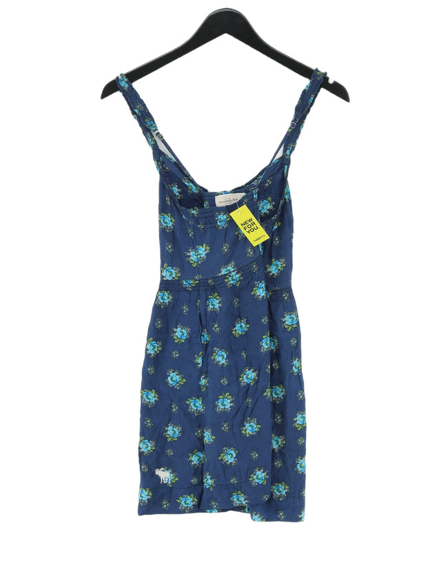 Abercrombie & Fitch Women's Mini Dress XS Blue 100% Viscose