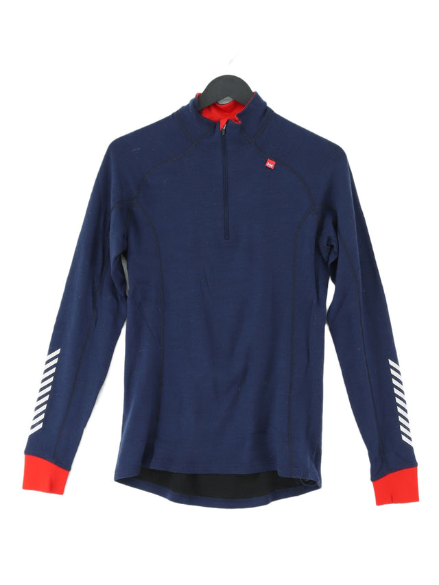 Helly Hansen Men's Hoodie M Blue Wool with Other