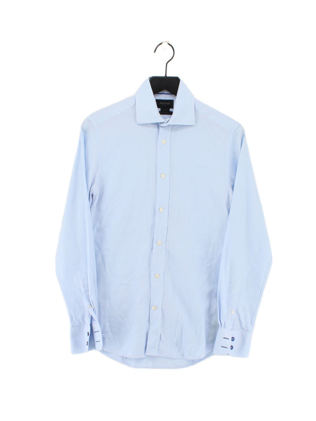 Duchamp Men's Shirt Collar: 15 in Blue 100% Cotton