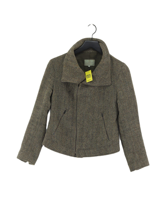 Jigsaw Women's Jacket UK 10 Multi Wool with Polyester