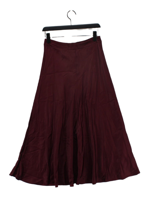 Zara Women's Maxi Skirt M Red 100% Other