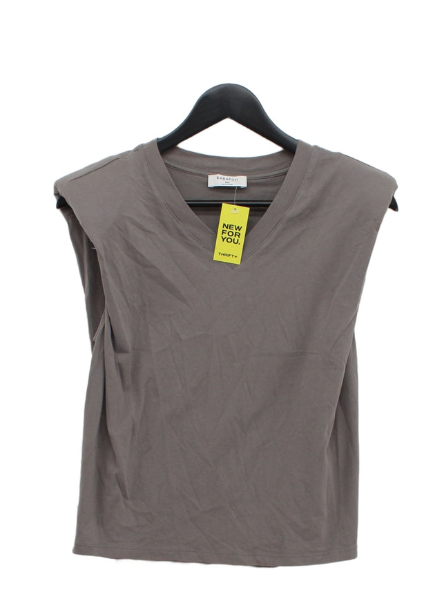 Babaton Women's T-Shirt XXS Grey 100% Cotton