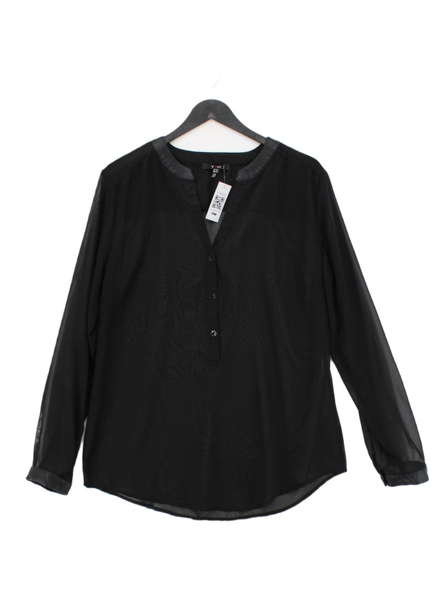 Yest Women's Blouse UK 12 Black 100% Other