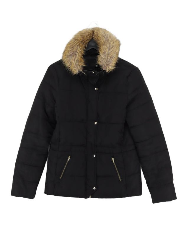 Tally Weijl Women's Coat UK 8 Black 100% Polyester