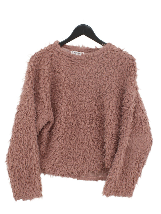 Pull&Bear Women's Jumper S Purple 100% Other