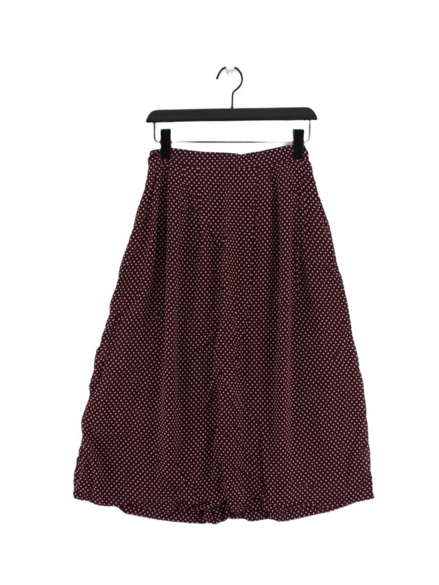 Emily And Fin Women's Maxi Skirt UK 10 Purple 100% Viscose