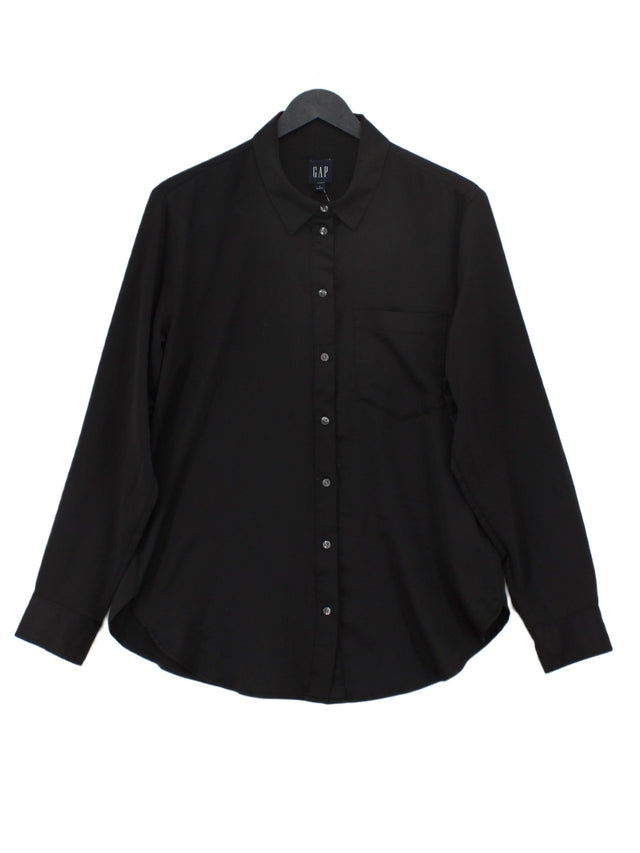 Gap Women's Blouse M Black 100% Polyester
