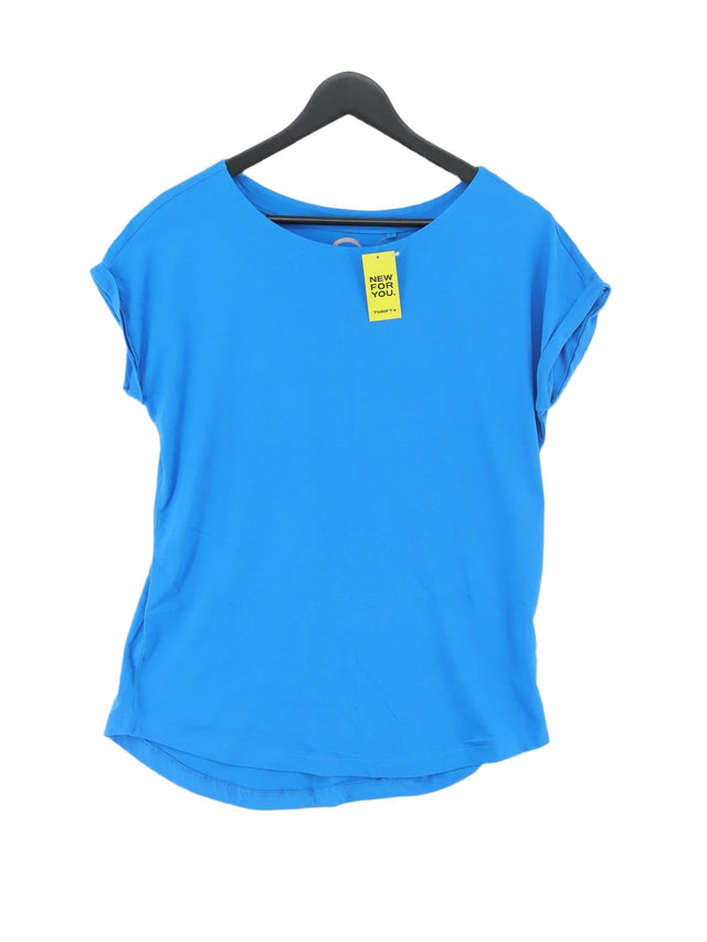 Next Women's T-Shirt UK 10 Blue 100% Cotton