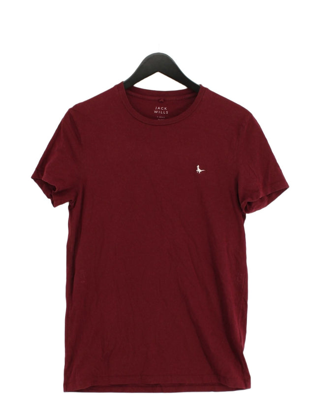 Jack Wills Men's T-Shirt XS Purple 100% Cotton