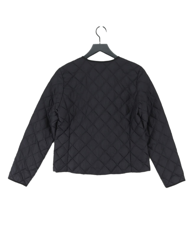Uniqlo Women's Coat S Black Polyamide with Nylon, Polyester