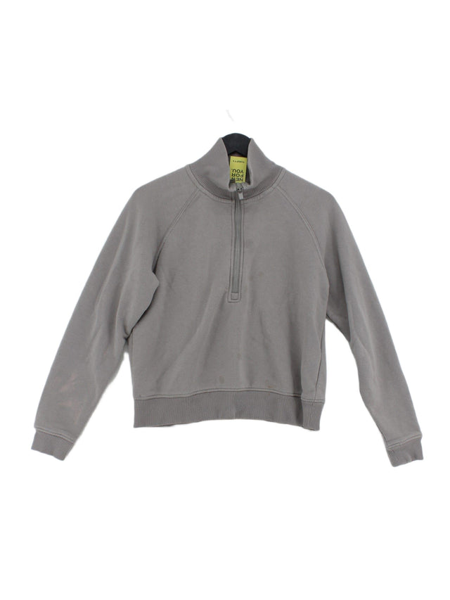 90 Degree Women's Jumper M Grey Cotton with Polyester