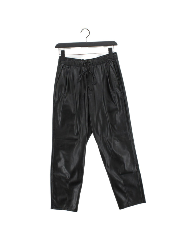 Zara Women's Trousers XS Black 100% Polyester