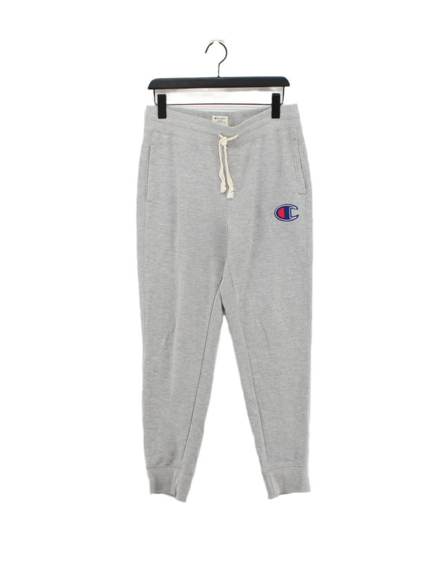 Champion Men's Sports Bottoms S Grey Cotton with Polyester