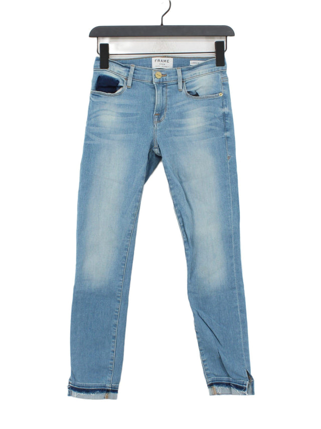 Frame Women's Jeans W 24 in Blue 100% Cotton
