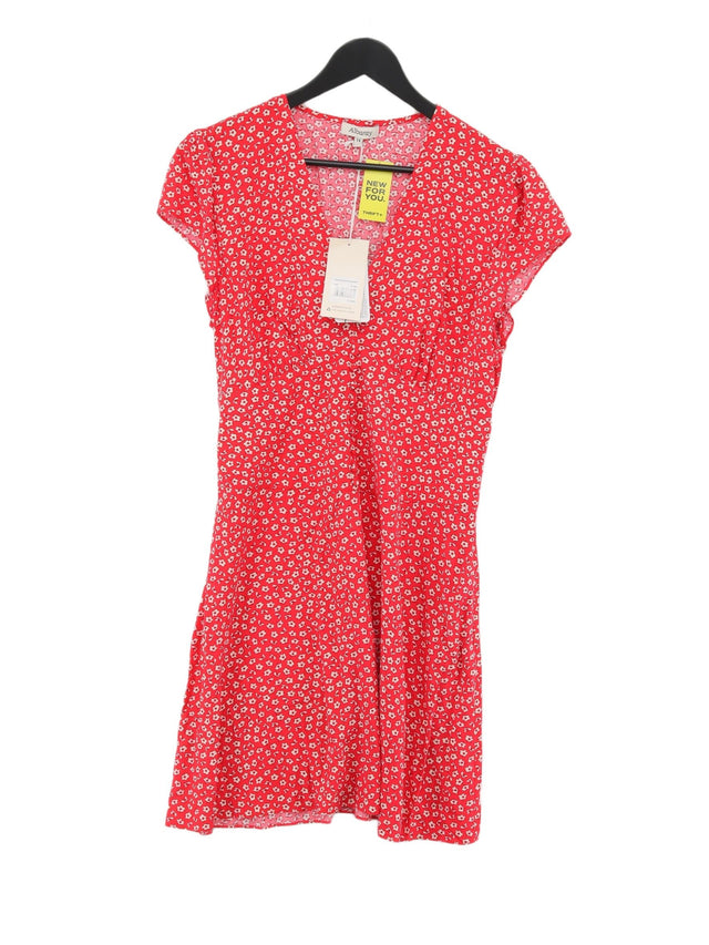 Albaray Women's Midi Dress UK 14 Red 100% Viscose