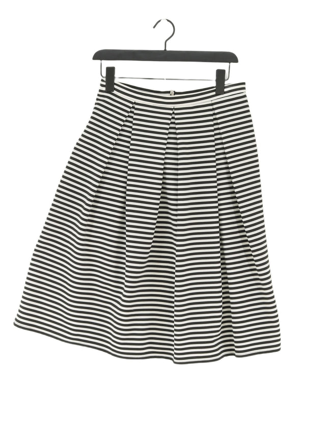 New Look Women's Maxi Skirt UK 10 White Polyester with Elastane