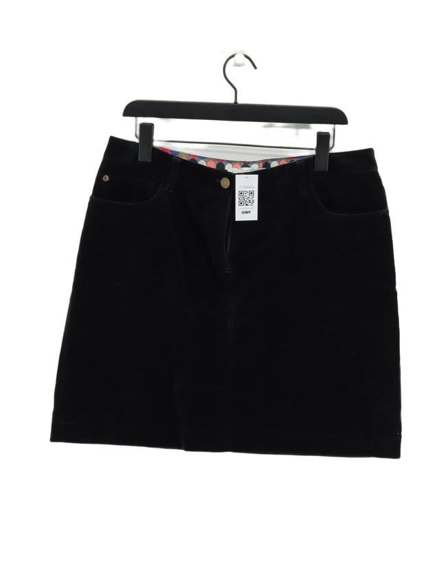 Boden Women's Midi Skirt UK 16 Black 100% Cotton