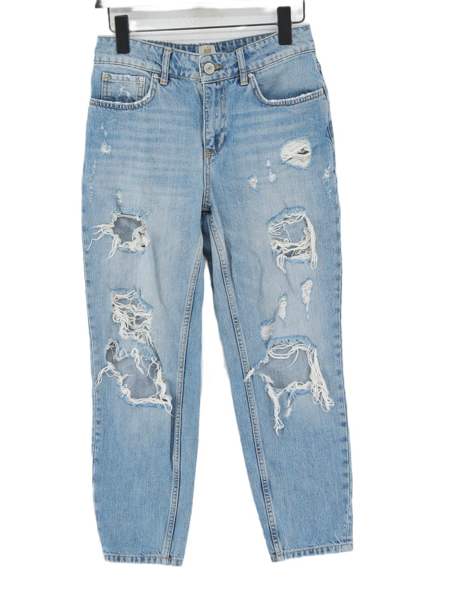 River Island Women's Jeans UK 6 Blue 100% Cotton