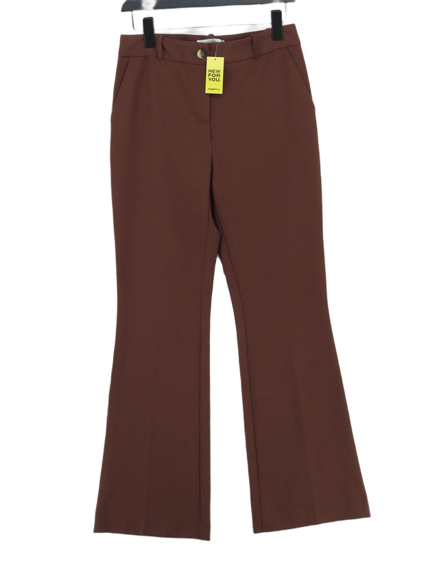 Reserved Women's Suit Trousers M Brown Polyester with Elastane, Viscose