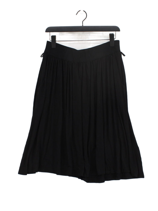 Popsy Women's Midi Skirt UK 14 Black Viscose with Elastane