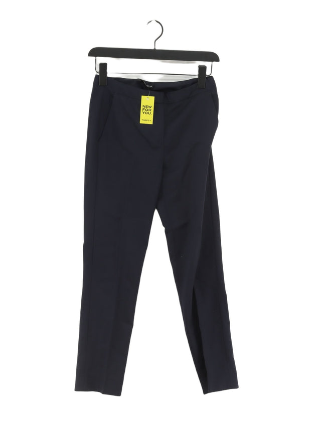 The Kooples Women's Trousers UK 6 Blue 100% Polyester