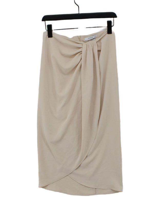 Reserved Women's Midi Skirt UK 8 Tan 100% Other