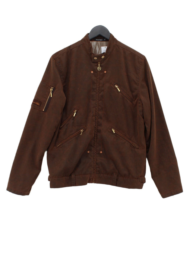 Etienne Ozeki Women's Jacket M Brown Cotton with Polyester