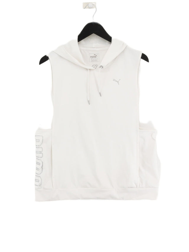 Puma Women's Top UK 14 White 100% Other