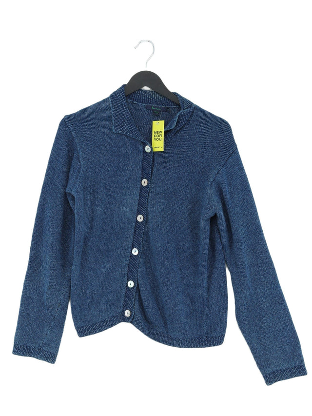 Boden Women's Cardigan UK 10 Blue 100% Cotton