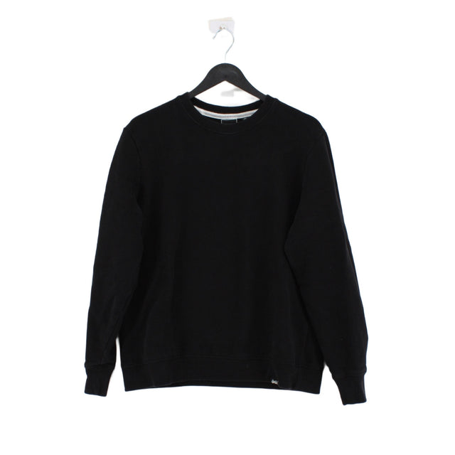 Superdry Women's Jumper UK 12 Black Polyester with Cotton