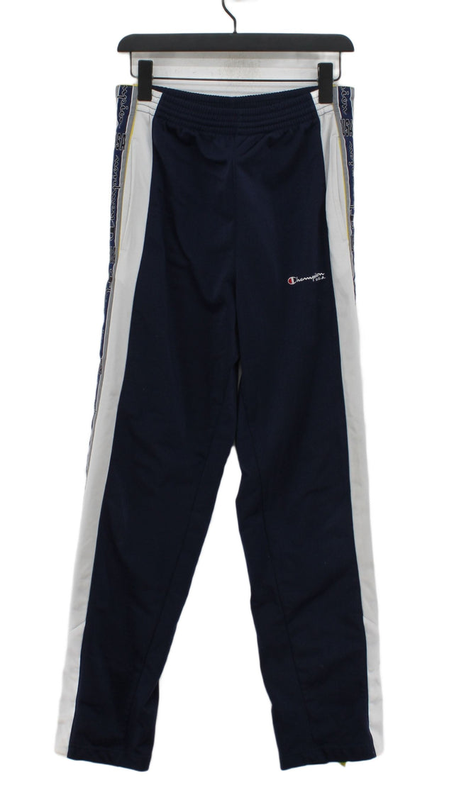 Champion Men's Sports Bottoms S Blue 100% Polyester