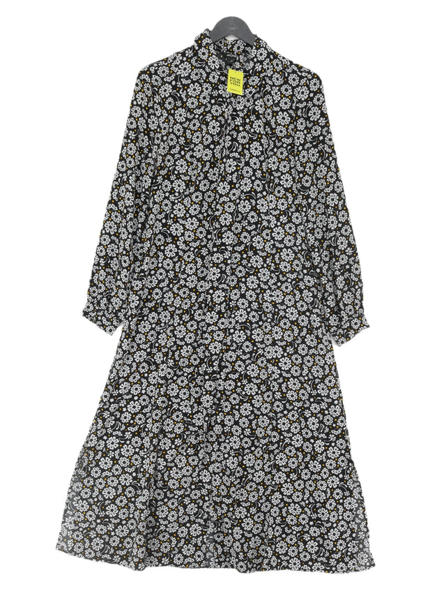 Monki Women's Midi Dress S Black 100% Polyester