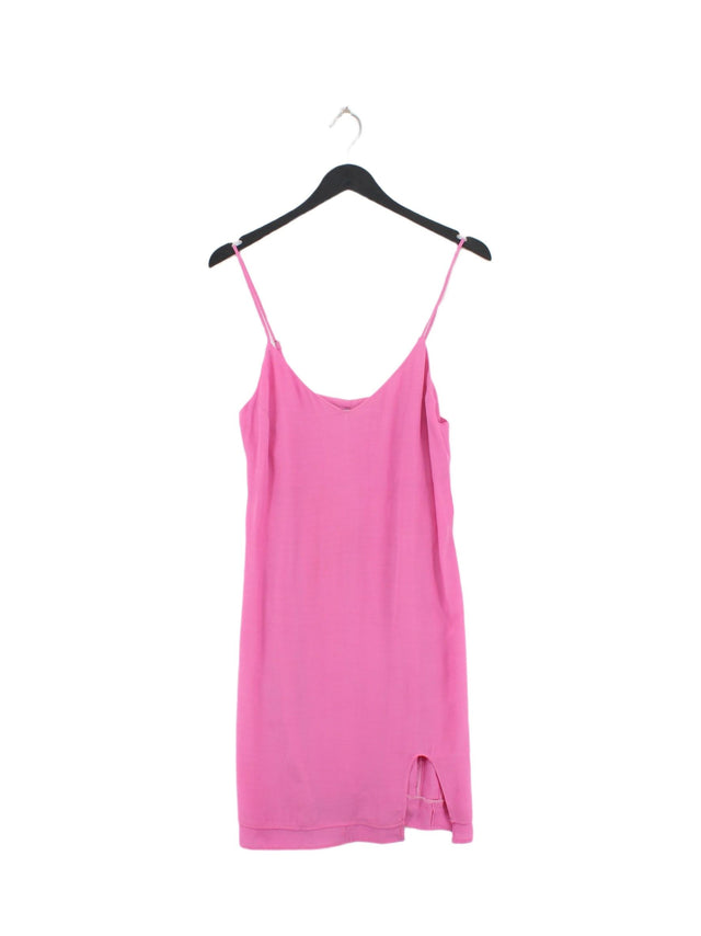MNG Women's Mini Dress S Pink 100% Other
