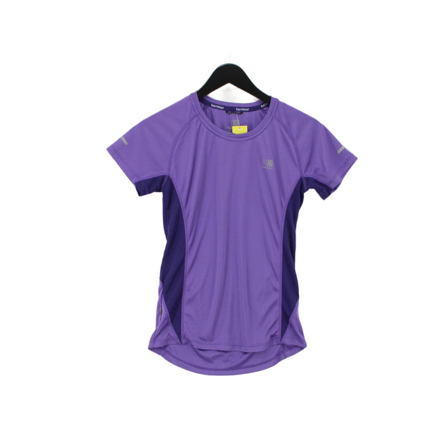 Karrimor Women's T-Shirt UK 10 Purple 100% Polyester