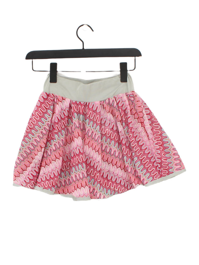 Moda Minx Women's Mini Skirt XS Pink 100% Other