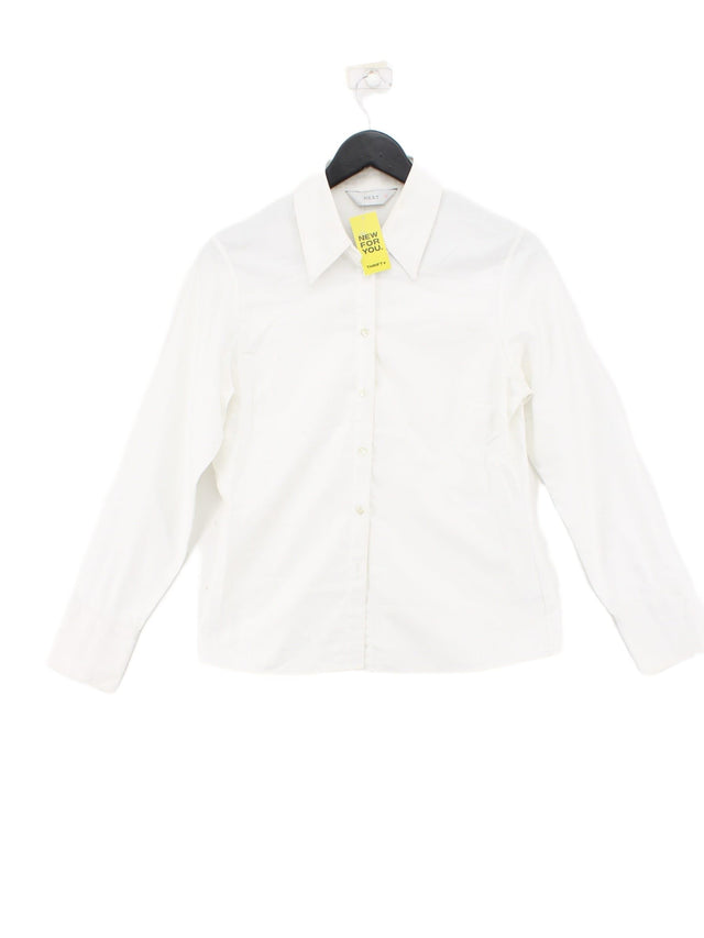Next Women's Shirt UK 12 White 100% Cotton