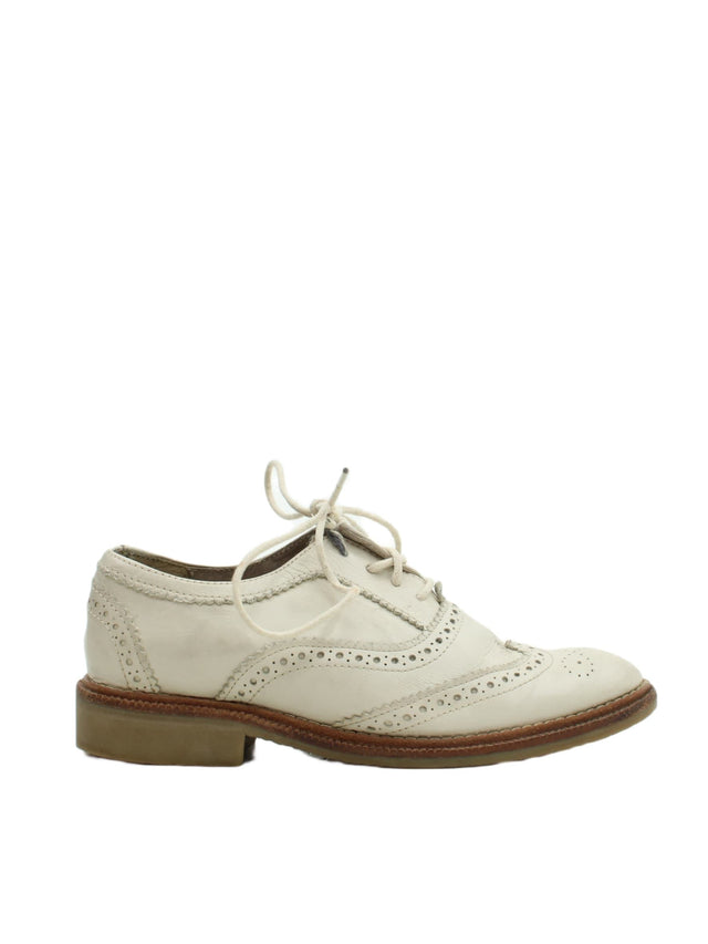 Kurt Geiger Women's Flat Shoes UK 4.5 Cream 100% Other