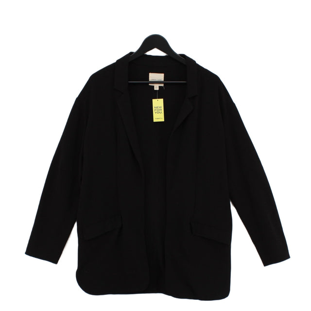 Silence + Noise Women's Blazer M Black Polyester with Rayon, Spandex