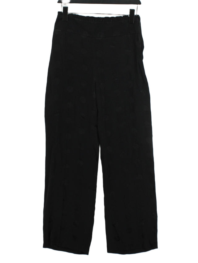 Whistles Women's Suit Trousers UK 10 Black 100% Viscose