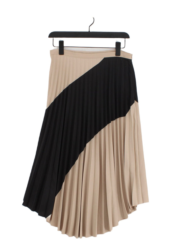 Mint Velvet Women's Maxi Skirt UK 12 Tan 100% Polyester