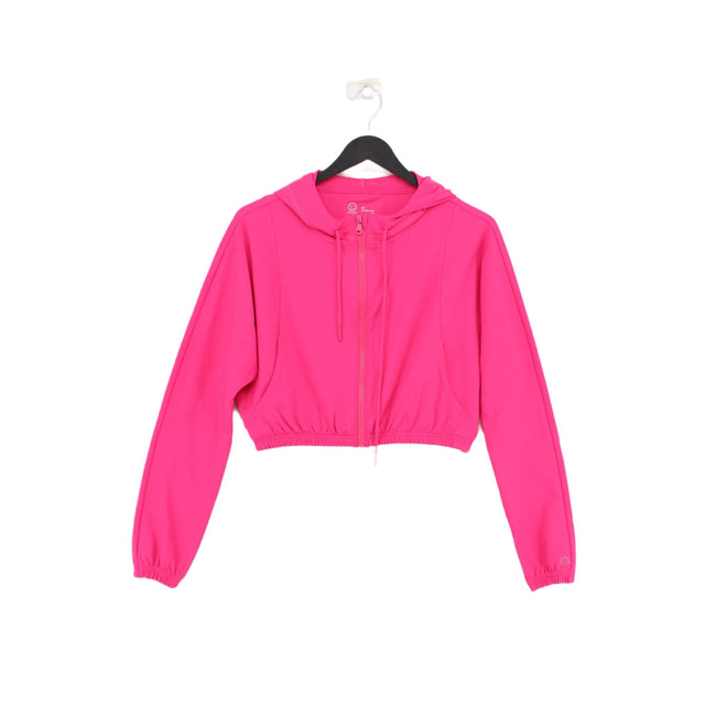 Gilly Hicks Women's Hoodie XS Pink Polyester with Elastane